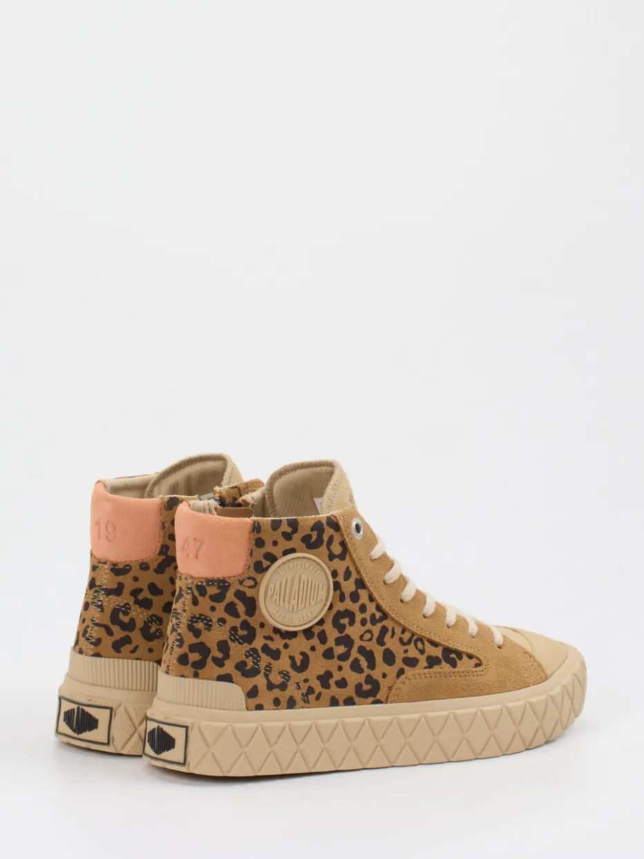 – High-Top Sneaker aus Wildledermix*Palladium Best