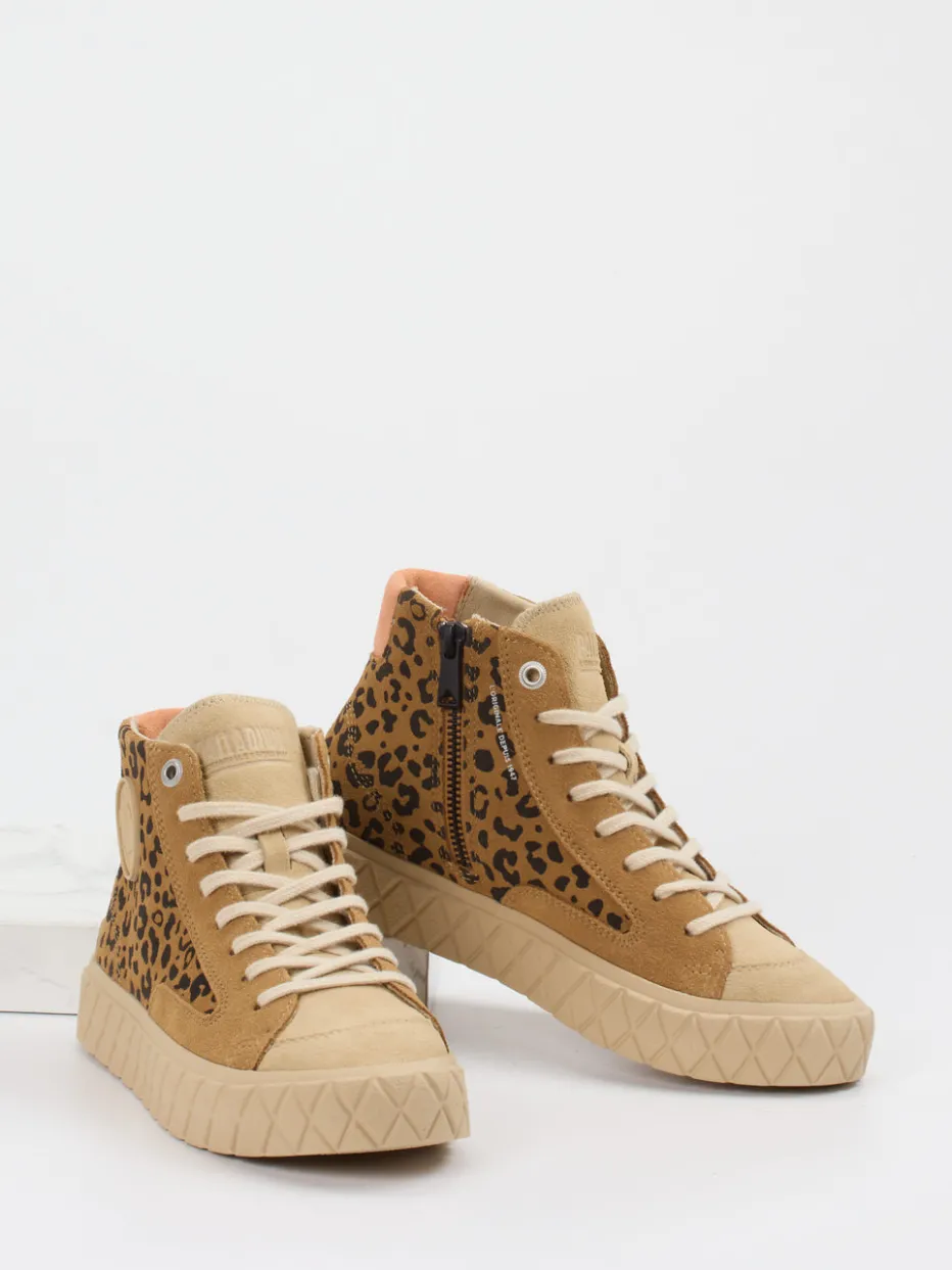 – High-Top Sneaker aus Wildledermix*Palladium Best