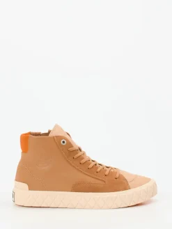 Palladium – High-Top Sneaker aus Leder hell*Palladium Unisex Outlet