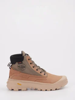 Herren Palladium Herren Palladium – Outdoor Boots aus Nubukleder Sand