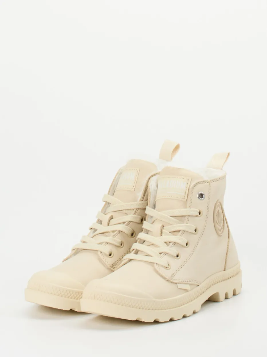 Damen Palladium – Schnürboots aus Nubukleder