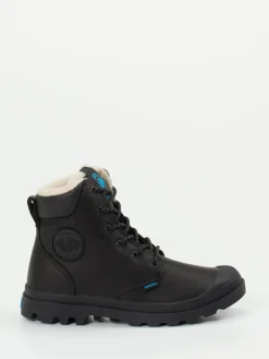 Damen Palladium Unisex Palladium – Schnürboots aus Fettleder