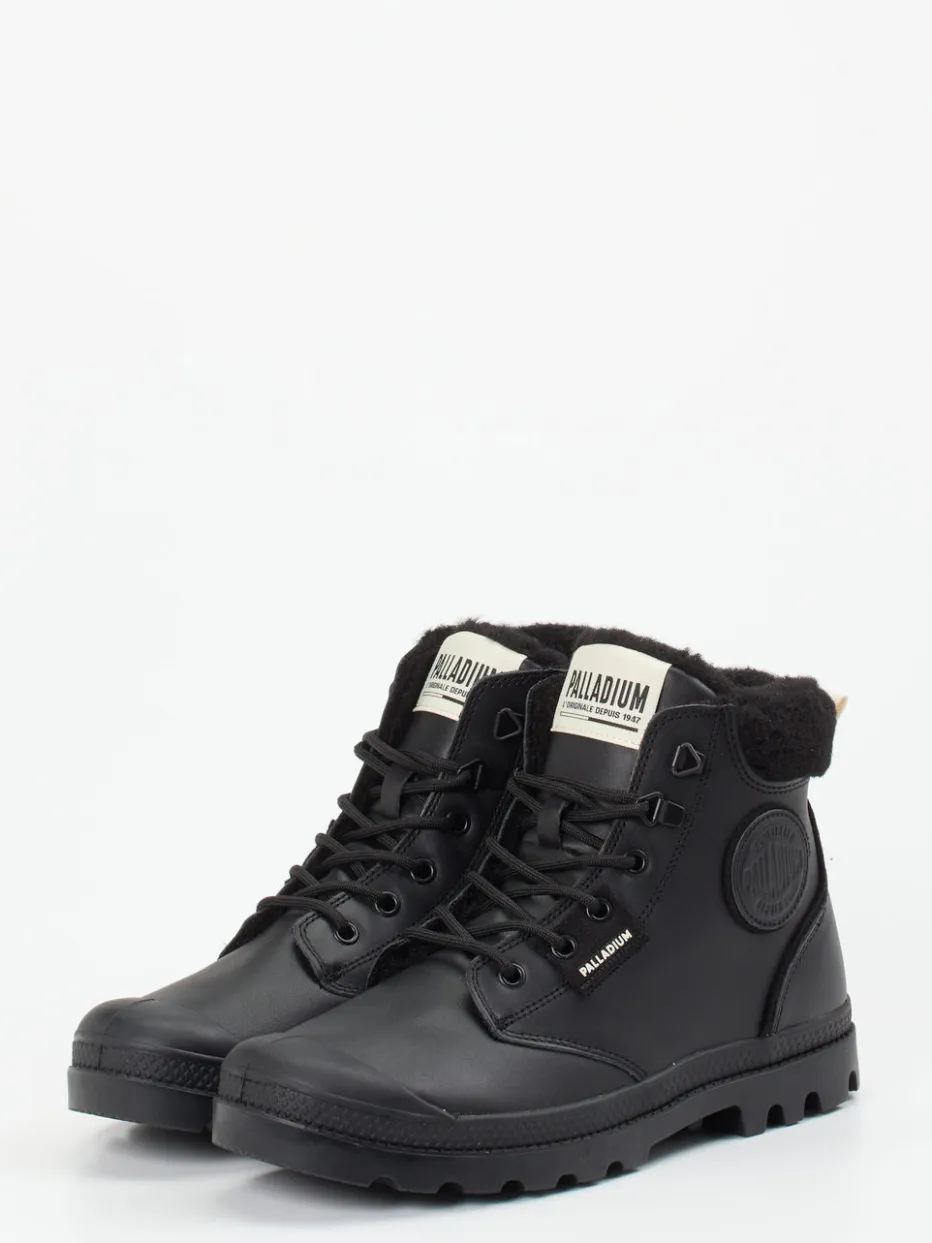 – Schnürboots aus Leder gefüttert*Palladium Discount