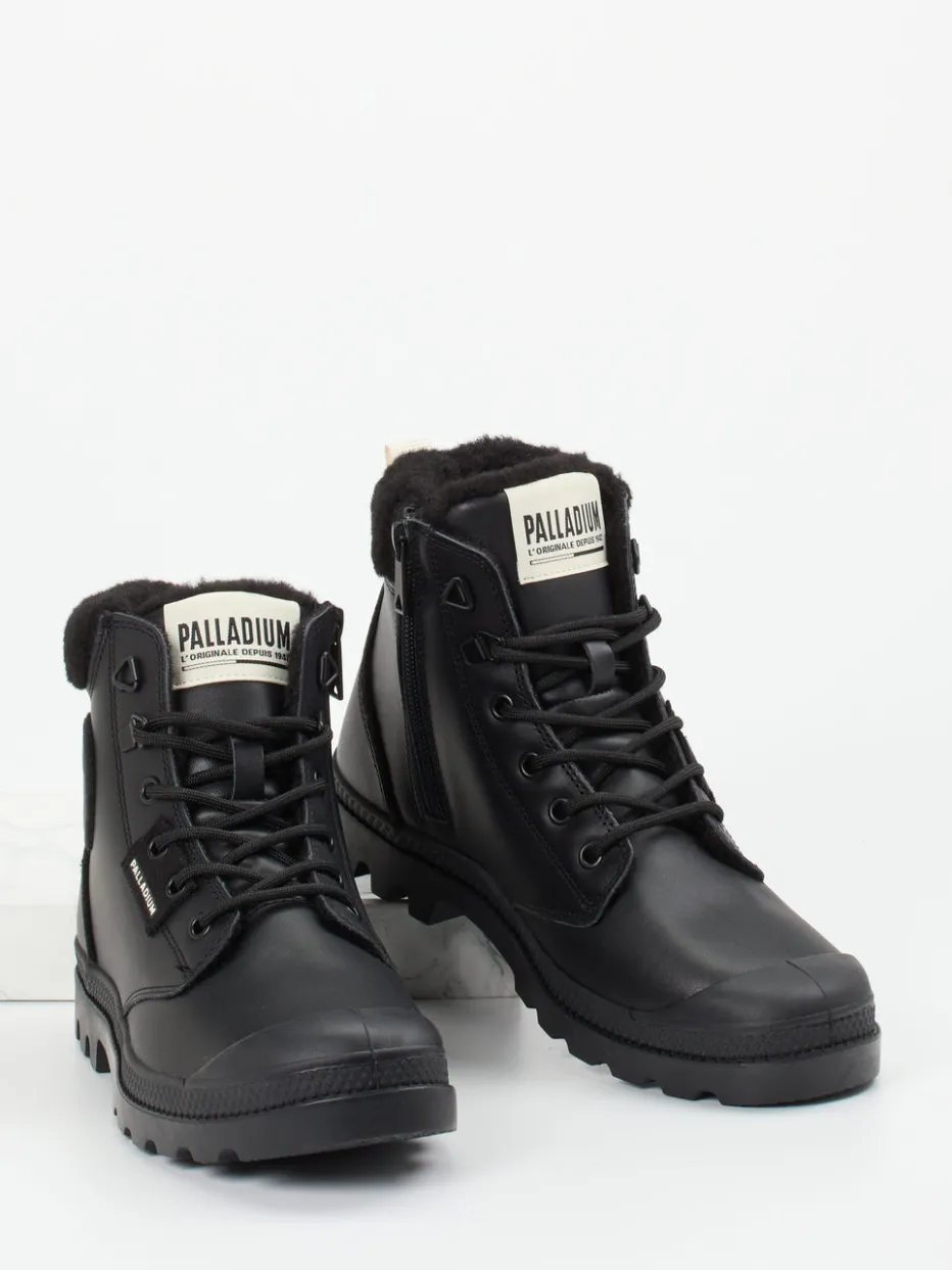 – Schnürboots aus Leder gefüttert*Palladium Discount