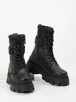 – Schnürboots aus Leder in*Palladium Best
