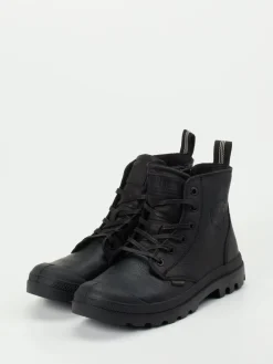 Damen Palladium Unisex Palladium – Schnürboots aus Fettleder