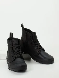 Damen Palladium Unisex Palladium – Schnürboots aus Fettleder