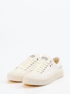 Damen Palladium – Sneaker aus Canvas in Natur