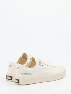 Damen Palladium – Sneaker aus Canvas in Creme