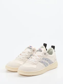 – Sneaker aus Leder mit Animalprint*Palladium