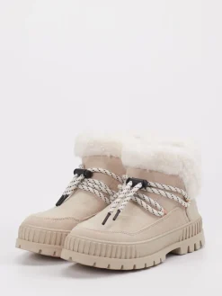 – Winterboots aus Veloursleder*Palladium Clearance