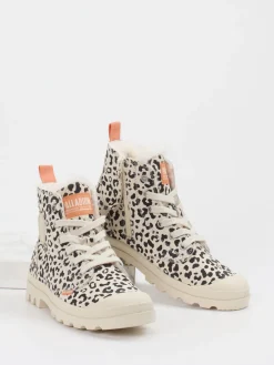 Palladium – Winterboots aus Textil mit Leoprint*Palladium Unisex Best