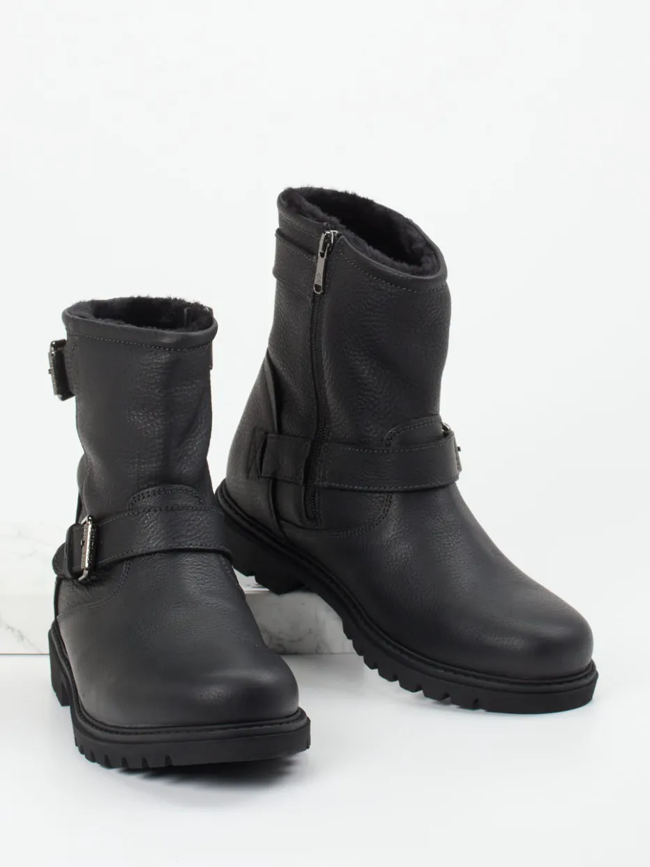 Herren Panama Jack – Biker Boots aus Fettleder