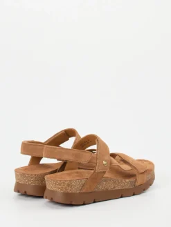 – Keilsandalette aus Veloursleder cognac*Panama Jack Sale
