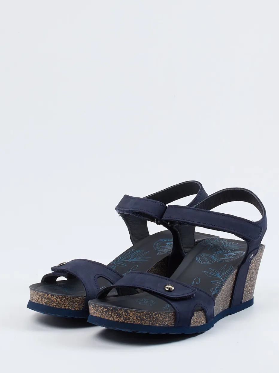 Damen Panama Jack – Keilsandalette aus Nubukleder