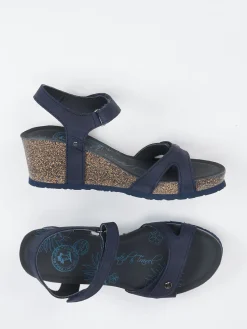 Damen Panama Jack – Keilsandalette aus Nubukleder