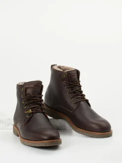 Herren Panama Jack – Schnürboots aus Fettleder dunkel