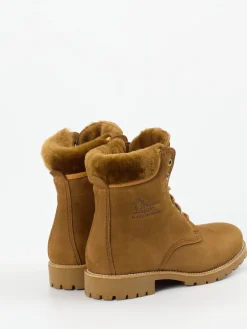 – Schnürboots aus Nubukleder cognac*Panama Jack Best