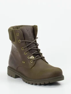 – Schnürboots aus Leder in Oliv*Panama Jack