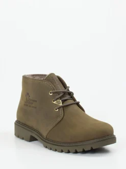 Herren Panama Jack – Schnürboots aus Fettleder oliv