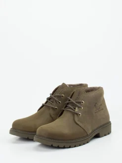 Herren Panama Jack – Schnürboots aus Fettleder oliv