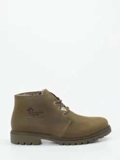 Herren Panama Jack – Schnürboots aus Fettleder oliv