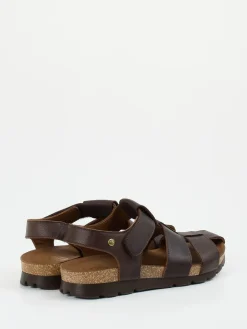 Herren Panama Jack – Trekkingsandalen aus Fettleder Dunkel
