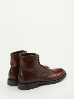 Herren Pantanetti – Derby Boots aus Kalbleder kastanien