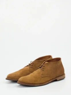 – Desert Boots aus Veloursleder Cognac*Pantanetti Outlet