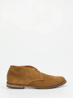 – Desert Boots aus Veloursleder Cognac*Pantanetti Outlet