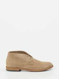 Damen Pantanetti – Desert Boots aus Veloursleder beige