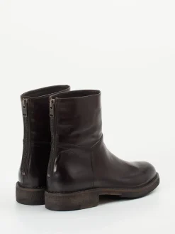 Damen Pantanetti – Reißverschluss-Stiefelette aus Cordovanleder