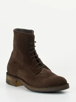 – Schnürboots aus Veloursleder*Pantanetti