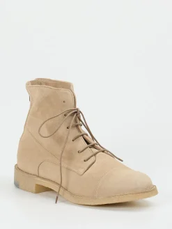 Damen Pantanetti – Schnürstiefelette aus Veloursleder