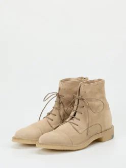 Damen Pantanetti – Schnürstiefelette aus Veloursleder