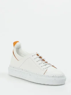 Damen Pantanetti – Sneaker aus Kalbleder mit Farbdetails