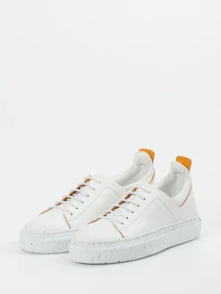 Damen Pantanetti – Sneaker aus Kalbleder mit Farbdetails