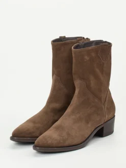 Damen Pantanetti – Western-Stiefeletten aus Veloursleder