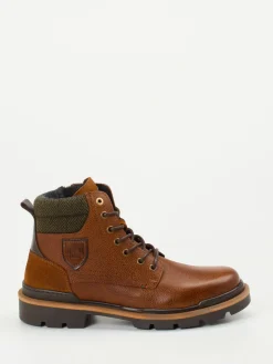 Herren Pantofola d´Oro Pantofola d’Oro – Schnürboots aus Kalbleder cognac