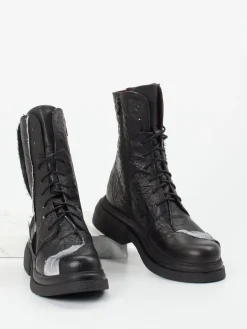 – Combat-Stiefelette aus Kalbleder*Papucei Discount