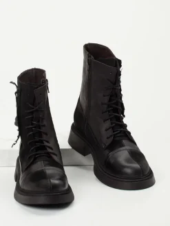 Damen Papucei – Schnürboots aus Kalbleder in