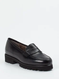 Damen Pas de Rouge – Loafer aus Kalbleder in