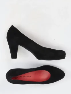 Damen Pas de Rouge – Plateaupumps aus Veloursleder