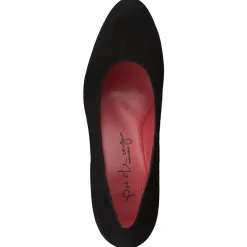 Damen Pas de Rouge – Plateaupumps aus Veloursleder