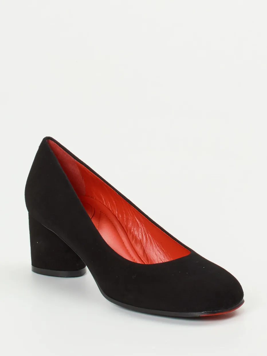Damen Pas de Rouge – Pumps aus Veloursleder
