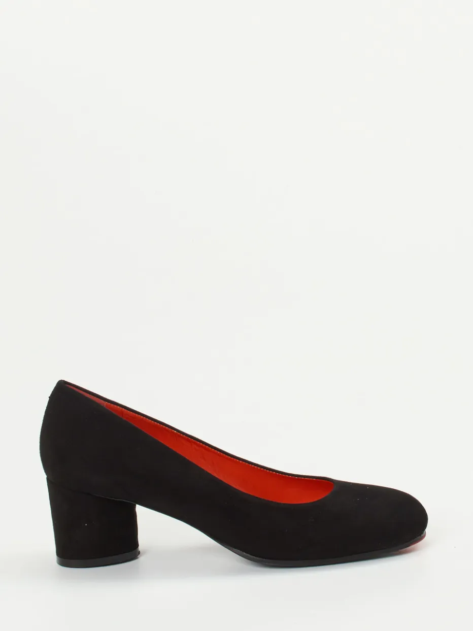 Damen Pas de Rouge – Pumps aus Veloursleder