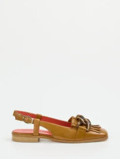 – Slingback-Loafer aus Lammleder cognac*Pas de Rouge Sale