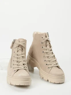 – Chunky-Schnürboots aus Nubukleder*Paul Green New