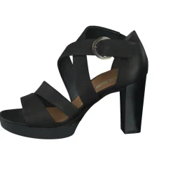 Damen Paul Green – High Heel Sandalen aus Nubukleder