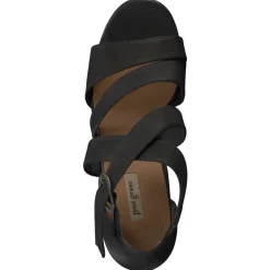 Damen Paul Green – High Heel Sandalen aus Nubukleder